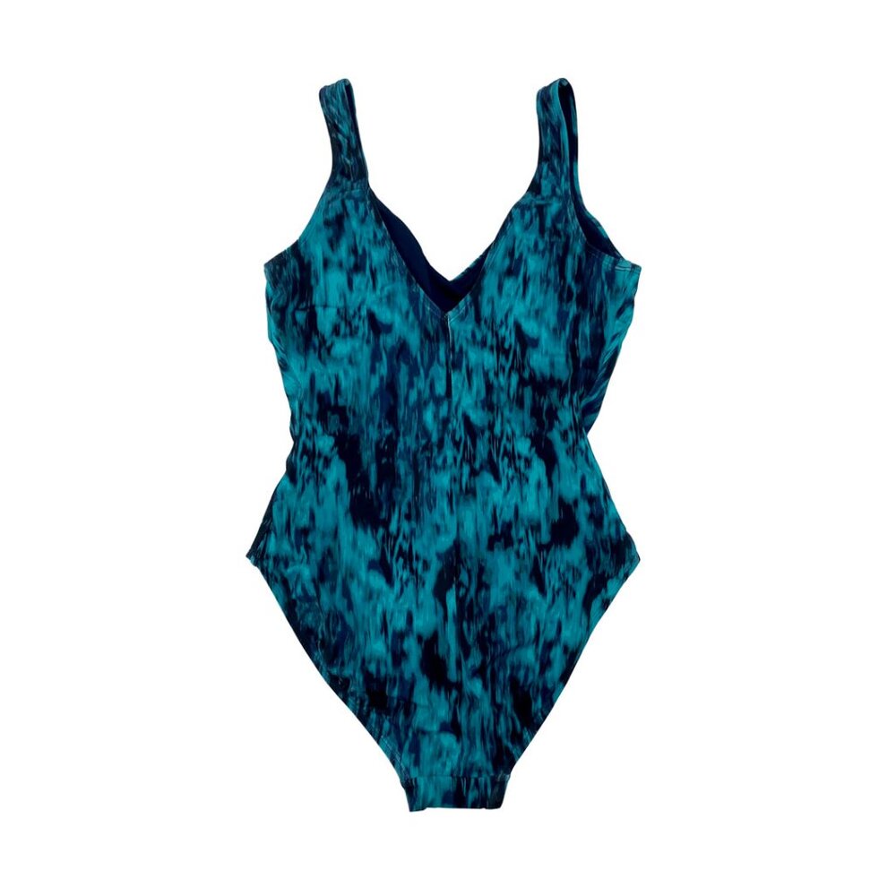 TYR One Piece Bathing Suit | Green & Black Pattern | Various Size *NEW